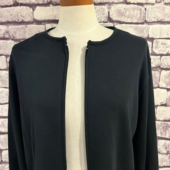 Cabin Creek Lightweight Black Long Sleeve Jacket Size L - Picture 2 of 8